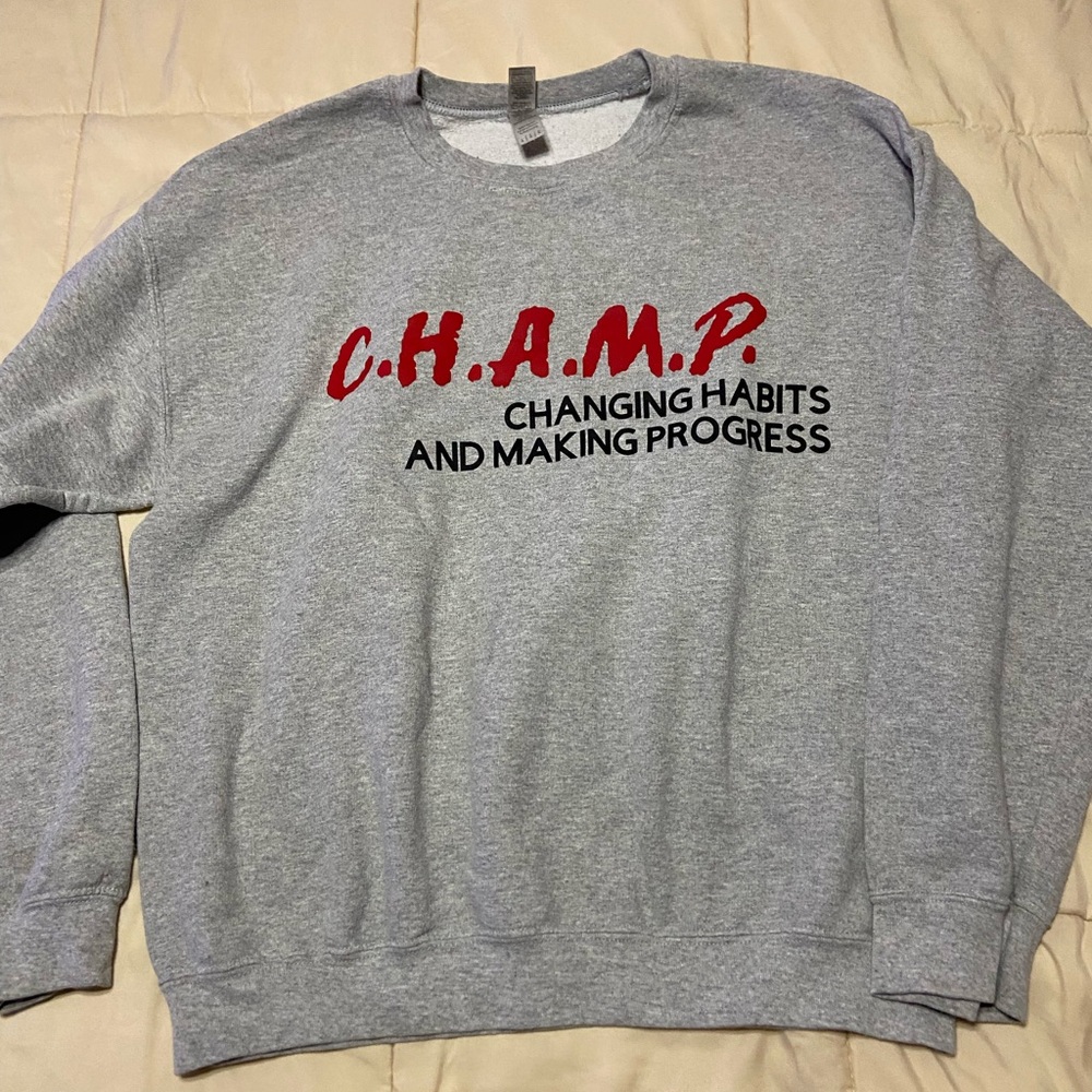 Gray C.H.A.M.P. Sweatshirt
